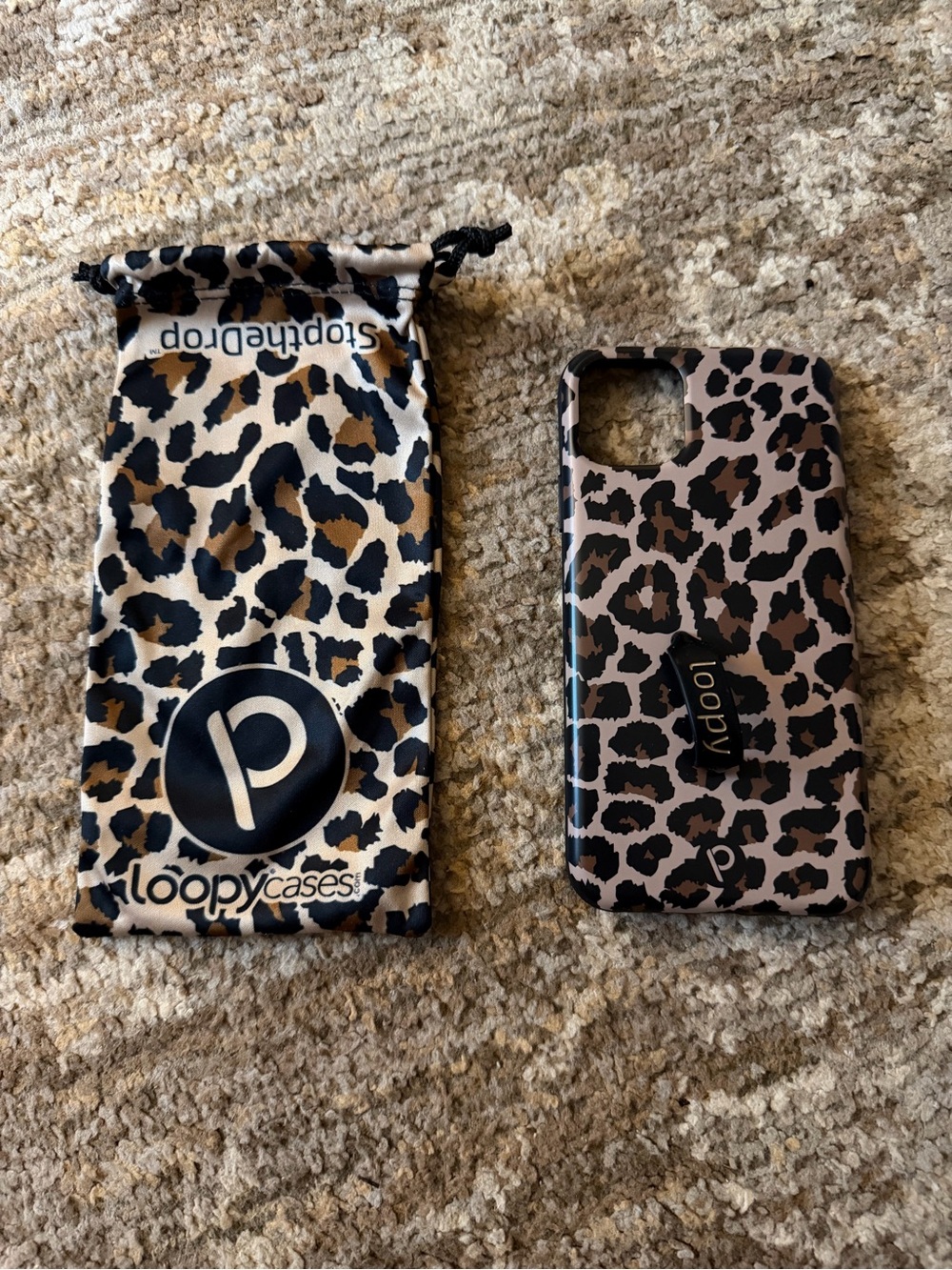 iPhone 11 Pro Max Loopy Case Leopard Print Phone Case
